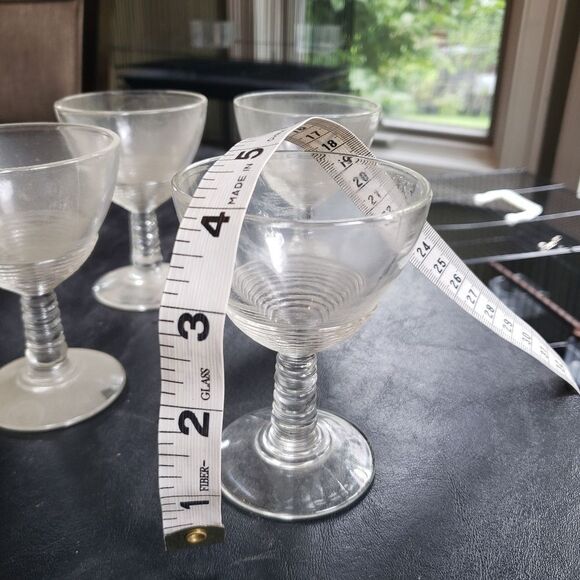 Vintage Aperitif Cordial Sherry Glasses (4) - Picture 5 of 5